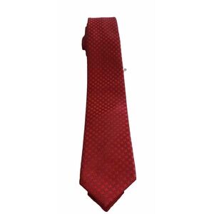 NWT IMANI UOMO RED SILK TOUCH NECK TIE  NEW